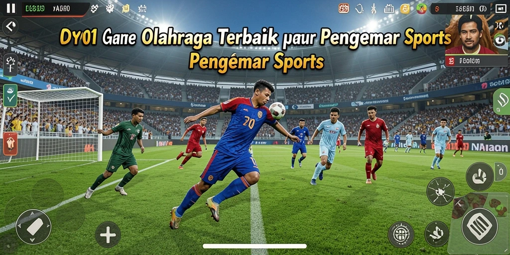 Tangkapan layar DY01 menampilkan aksi mendebarkan dalam permainan olahraga.