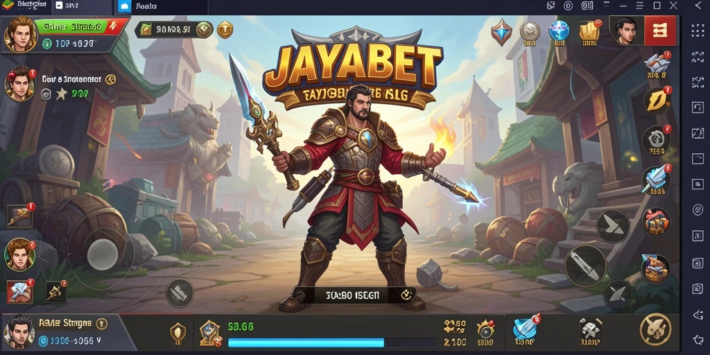 Screenshot JAYABET menampilkan aksi seru gameplay strategi SLG.