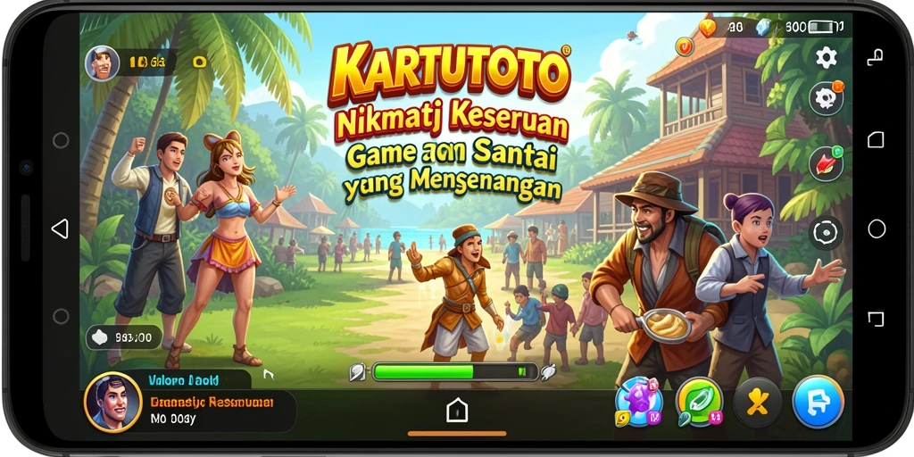 Gameplay KARTUTOTO yang seru dan mengasyikkan.