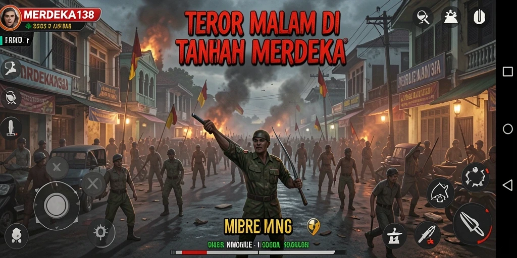 Gameplay <strong>MERDEKA138</strong> yang menakutkan dan mendebarkan.