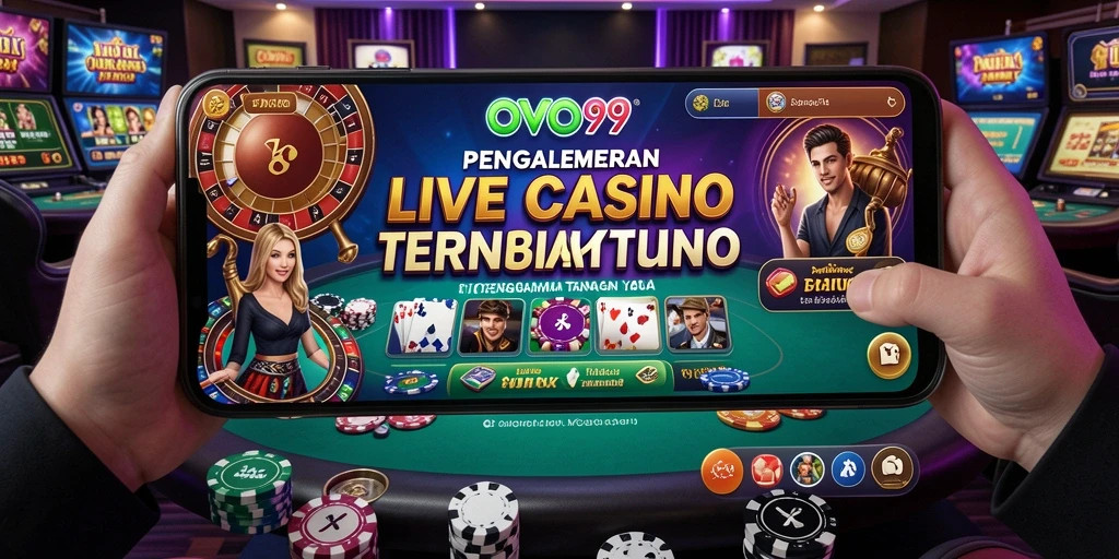Tampilan gameplay Live Casino di OVO99 yang seru dan menyenangkan.