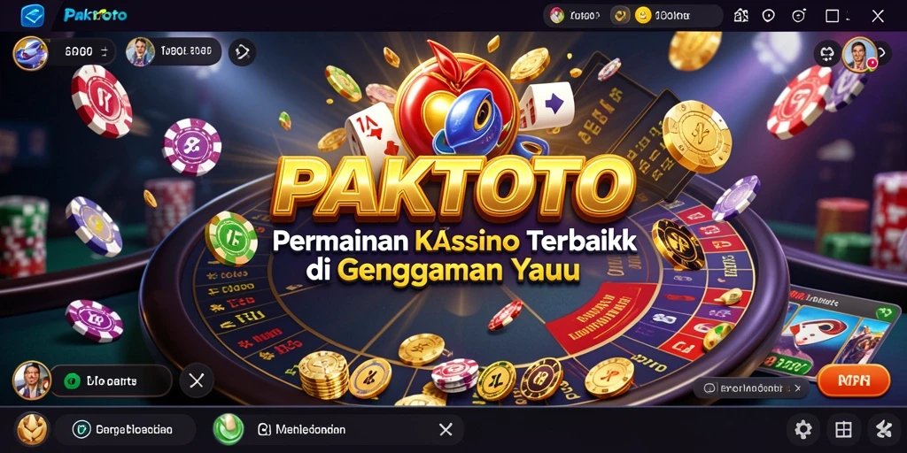 Tampilan gameplay menarik di PAKTOTO yang memikat pemain Kasino.