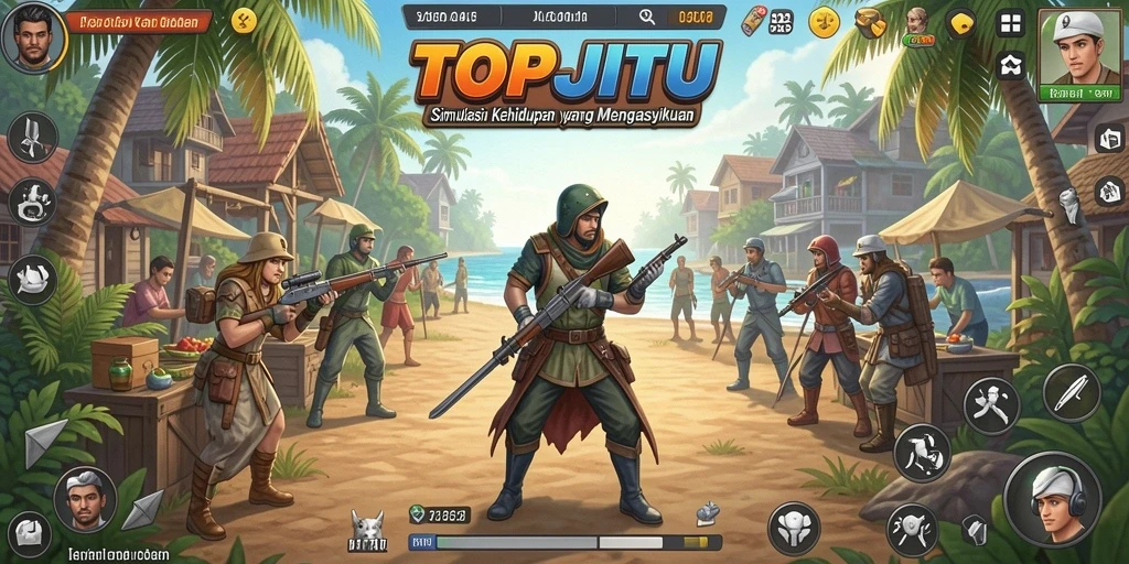 Screenshot menunjukkan grafis menakjubkan dalam gameplay simulasi.