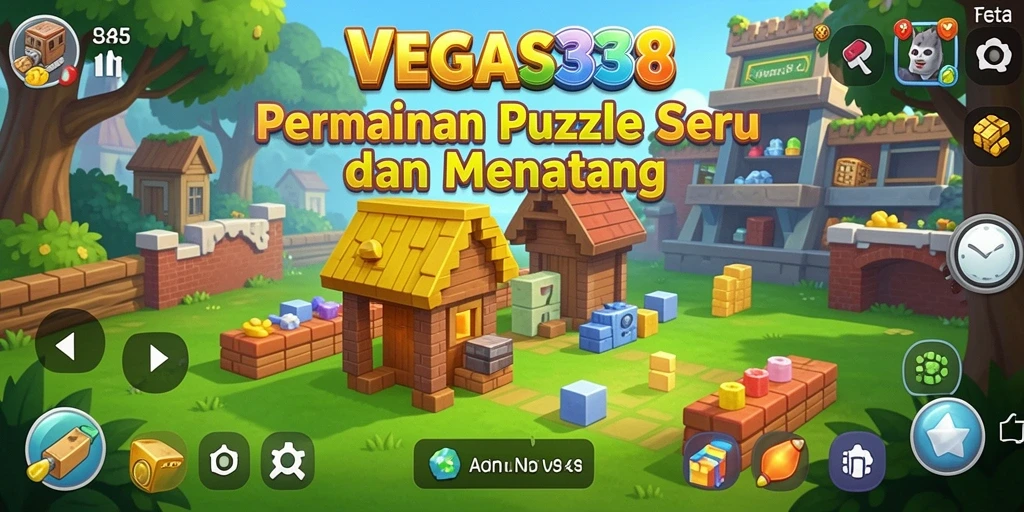 Screenshot menunjukkan gameplay puzzle yang menarik dan menantang.