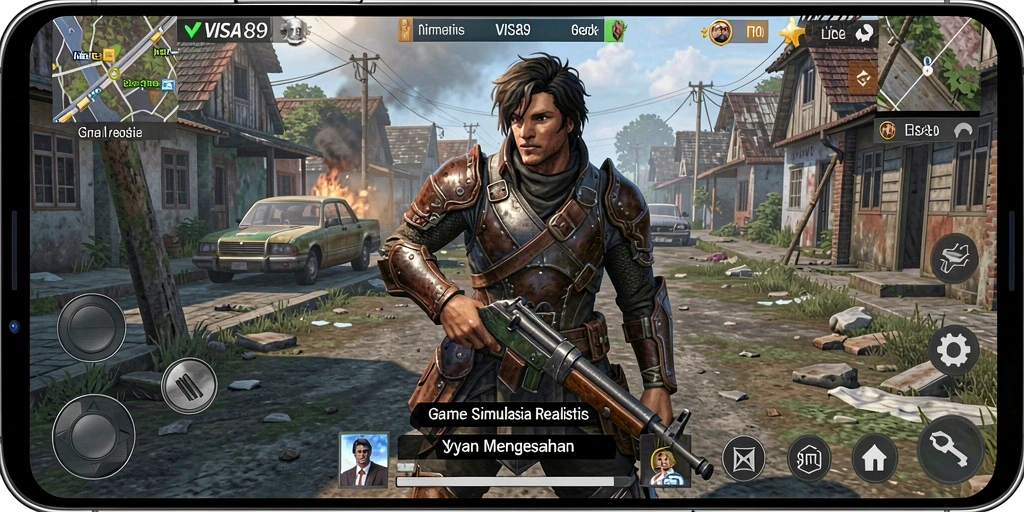 Ulasan tampilan gameplay menarik dari game simulation.